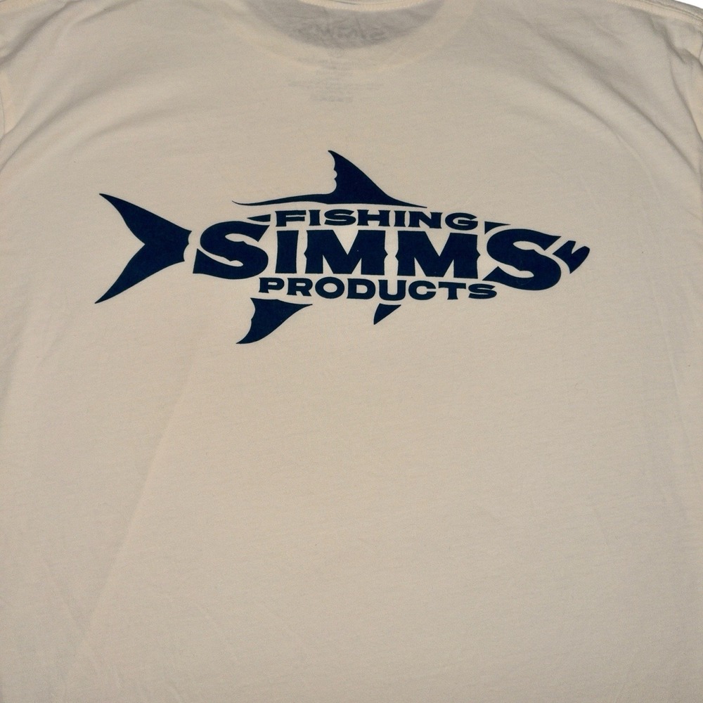 Simms Fishing Products Mens‎ XL T Shirt Lightweight Gorpcore Outdoors Boating